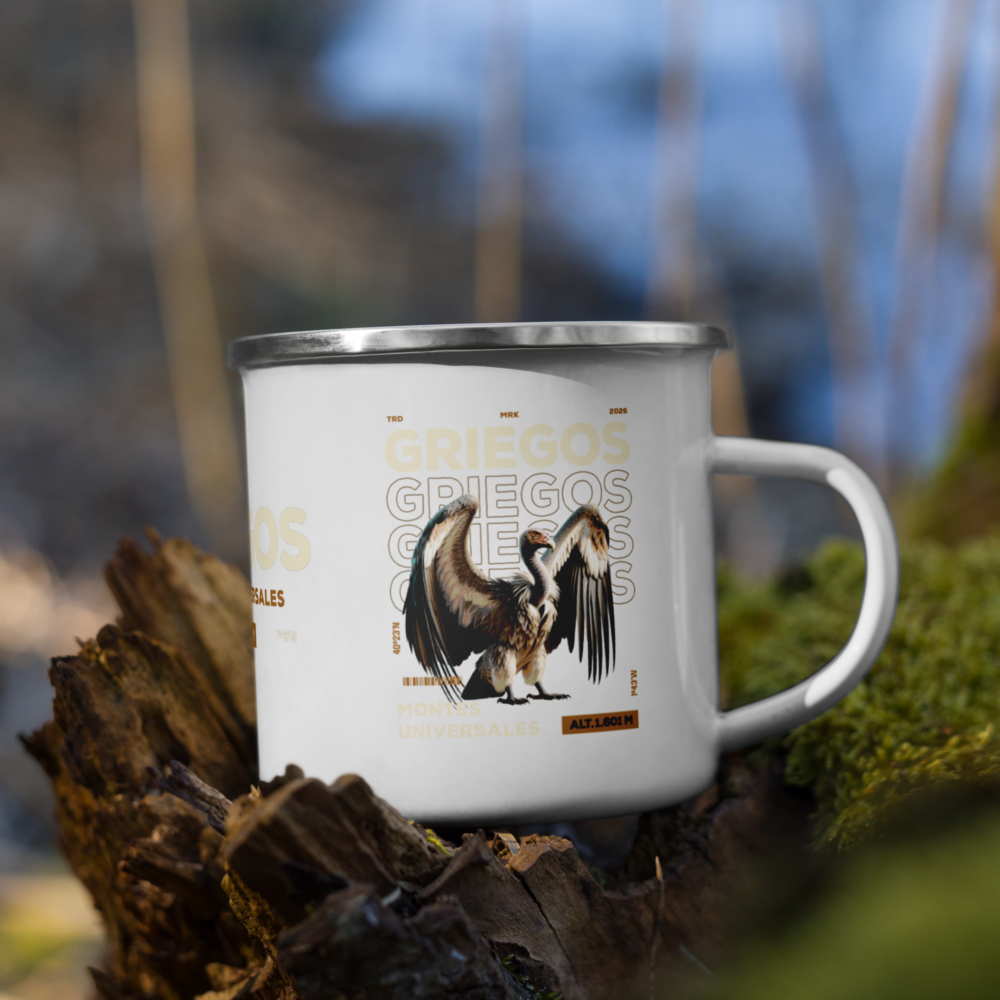 Taza Esmaltada Griegos | Montes Universales